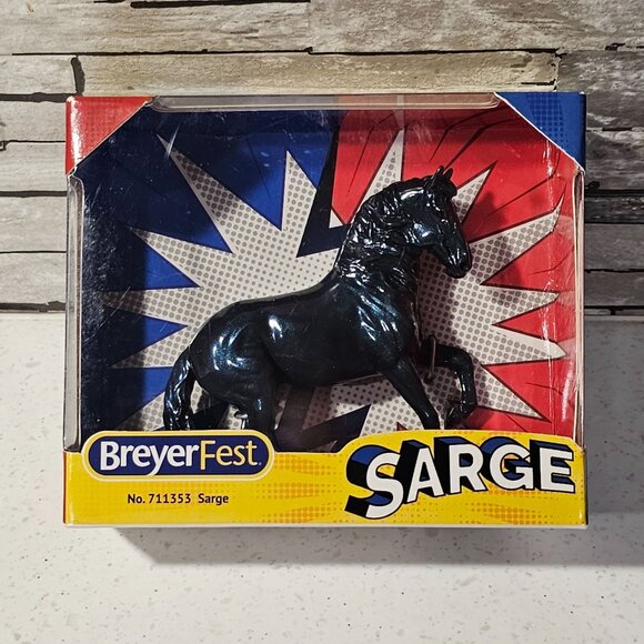 BreyerFest 2019 Stablemate Model Horse Sarge 711353 30th Anniversary Edition - Picture 7 of 8
